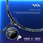 Vợt cầu lông DAS X 362 - Tím đen