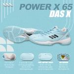 Giày Cầu Lông DAS X POWER X 65 - Xanh ngọc