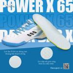 Giày Cầu Lông DAS X POWER X 65 - Trắng xanh