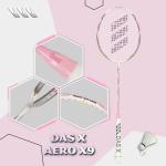 Vợt cầu lông DAS X AERO X9 - Trắng hồng phấn