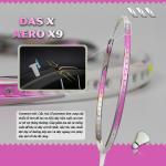Vợt cầu lông DAS X AERO X9 - Trắng hồng