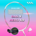 Vợt cầu lông DAS X AERO X9 - Trắng hồng