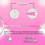 Vợt cầu lông DAS X AERO X9 - Trắng hồng