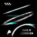 Vợt cầu lông DAS X AERO X9 - Trắng xám