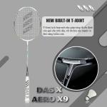 Vợt cầu lông DAS X AERO X9 - Trắng xám