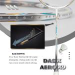 Vợt cầu lông DAS X AERO X9 - Trắng xám