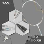 Vợt cầu lông DAS X AERO X9 - Trắng xám