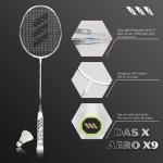 Vợt cầu lông DAS X AERO X9 - Trắng xám