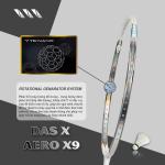 Vợt cầu lông DAS X AERO X9 - Trắng xám