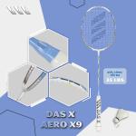 Vợt cầu lông DAS X AERO X9 - Trắng xanh