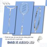 Vợt cầu lông DAS X AERO X9 - Trắng xanh