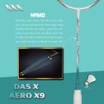 Vợt cầu lông DAS X AERO X9 - Trắng xanh ngọc