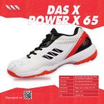 Giày Cầu Lông DAS X POWER X 65 -  Trắng đỏ