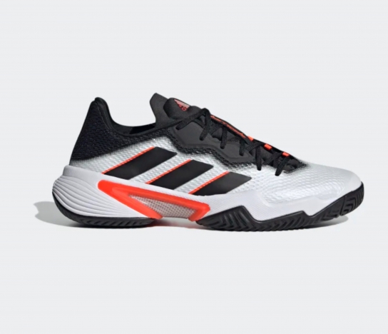GIÀY TENNIS ADIDAS BARRICADE (CLOUD WHITE / CORE BLACK / SOLAR RED)