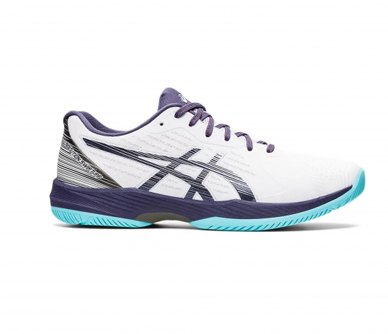 GIÀY TENNIS ASICS SOLUTION SWIFT FF (WHITE / INDIGO FOG)