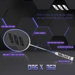 Vợt cầu lông DAS X 362 - Trắng tím