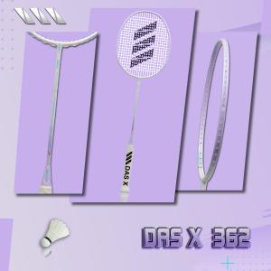Vợt cầu lông DAS X 362 - Trắng tím nhạt