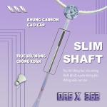 Vợt cầu lông DAS X 362 - Trắng tím nhạt