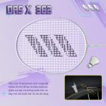 Vợt cầu lông DAS X 362 - Trắng tím nhạt