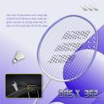 Vợt cầu lông DAS X 362 - Trắng tím