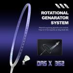 Vợt cầu lông DAS X 362 - Trắng tím