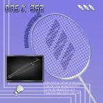 Vợt cầu lông DAS X 362 - Trắng tím