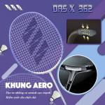 Vợt cầu lông DAS X 362 - Trắng tím