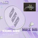 Vợt cầu lông DAS X 362 - Trắng tím nhạt