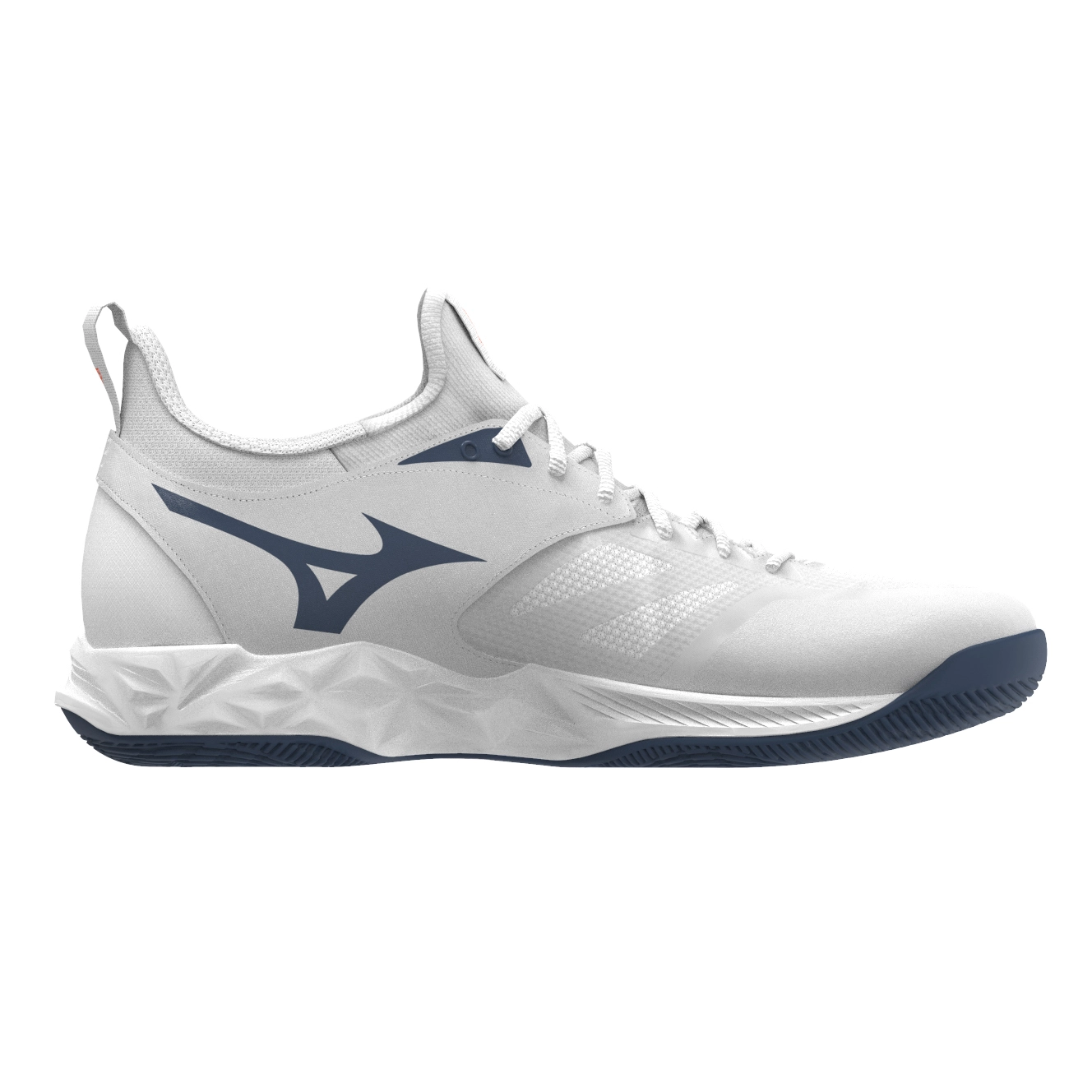 Giày cầu lông Mizuno Wave Dimension - Trắng Xanh chính hãng