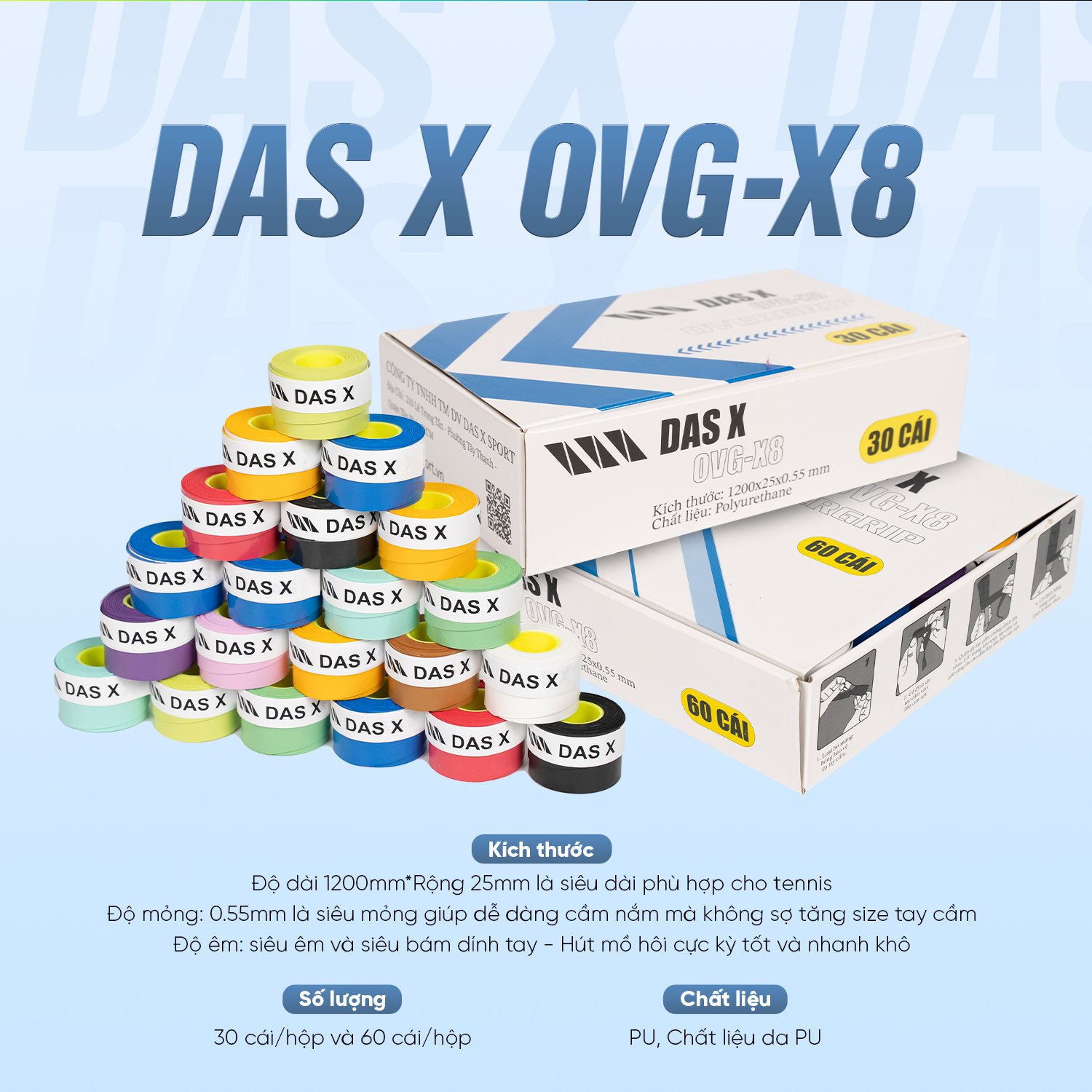 Quấn cán DAS X OVG-X8