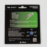 Dây vợt cầu lông bộ DAS X BS 73 CF - Hồng trắng