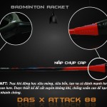VỢT DAS X ATTACK 88