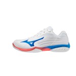 Giày Cầu Lông Mizuno Wave Claw 2 - Trắng Xanh Cam New Chính Hãng