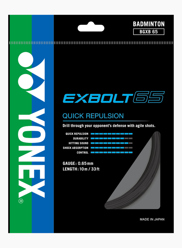 YONEX EXBOLT 65 BLACK