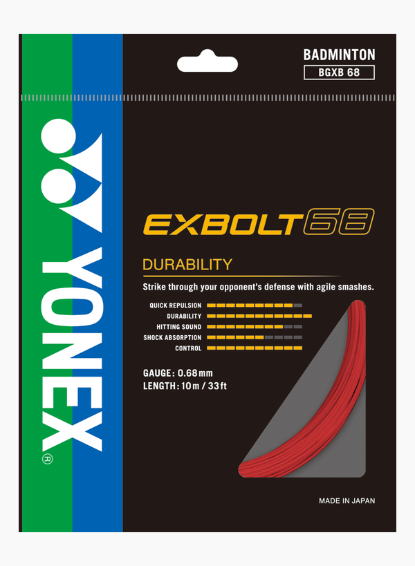 YONEX EXBOLT 68 FLASH RED