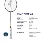 Vợt Cầu Lông Mizuno TACHYON 9.6 chính hãng