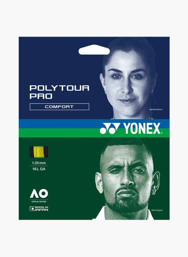 YONEX POLYTOUR PRO FLASH YELLOW