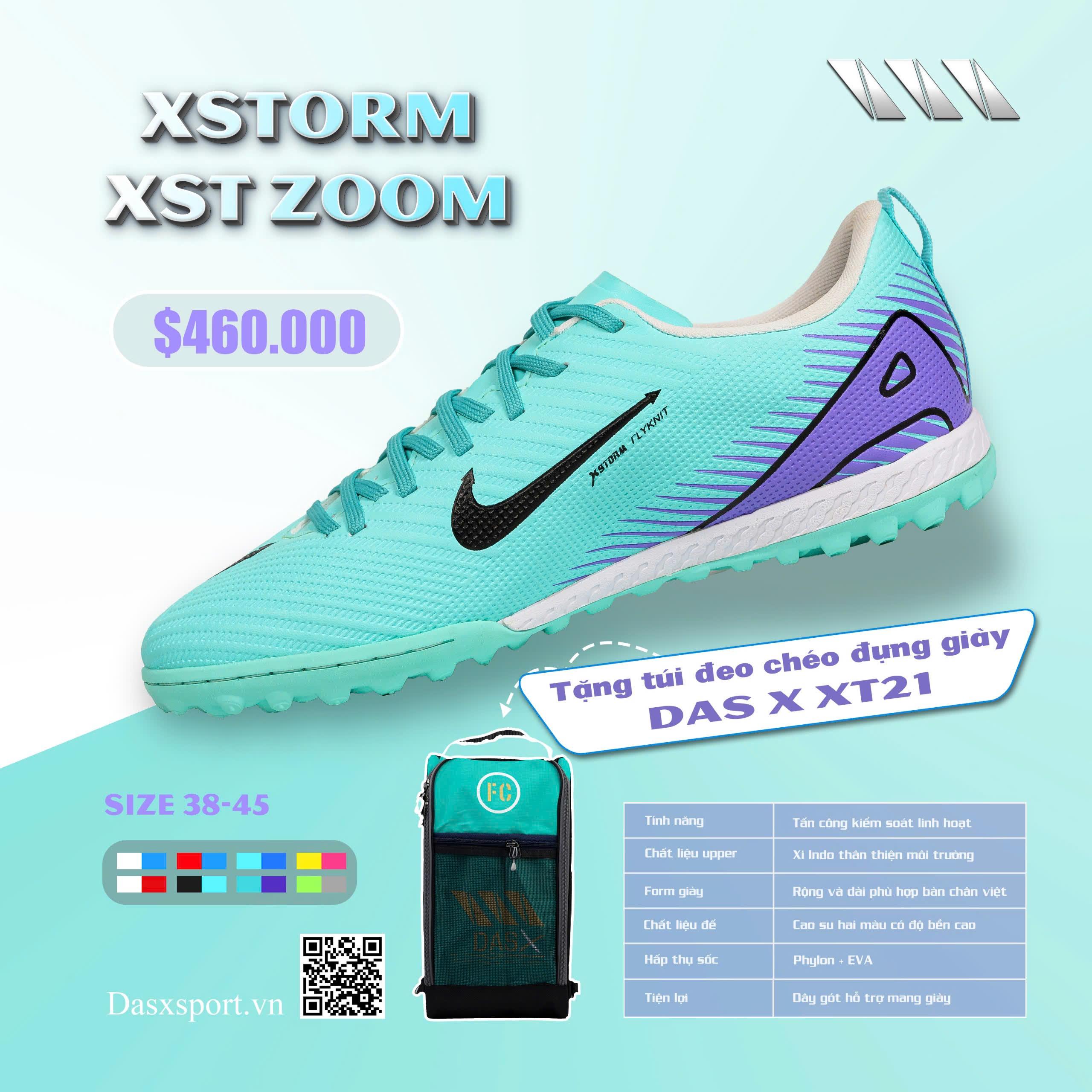 Xstorm XST ZOOM - Xanh ngọc
